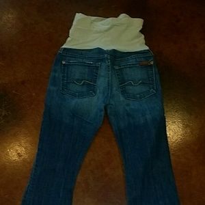 Size 27 7forallmankind maternity jeans